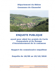 Rapport Chamelet carte communale